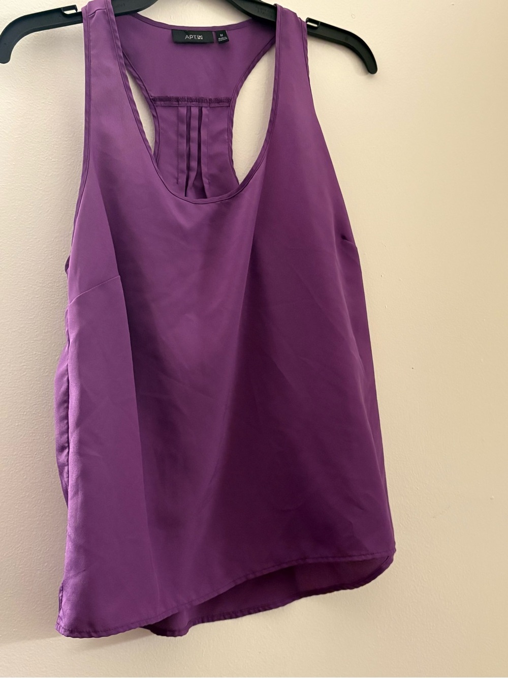 Apt. 9 Purple Racerback Tank Top
